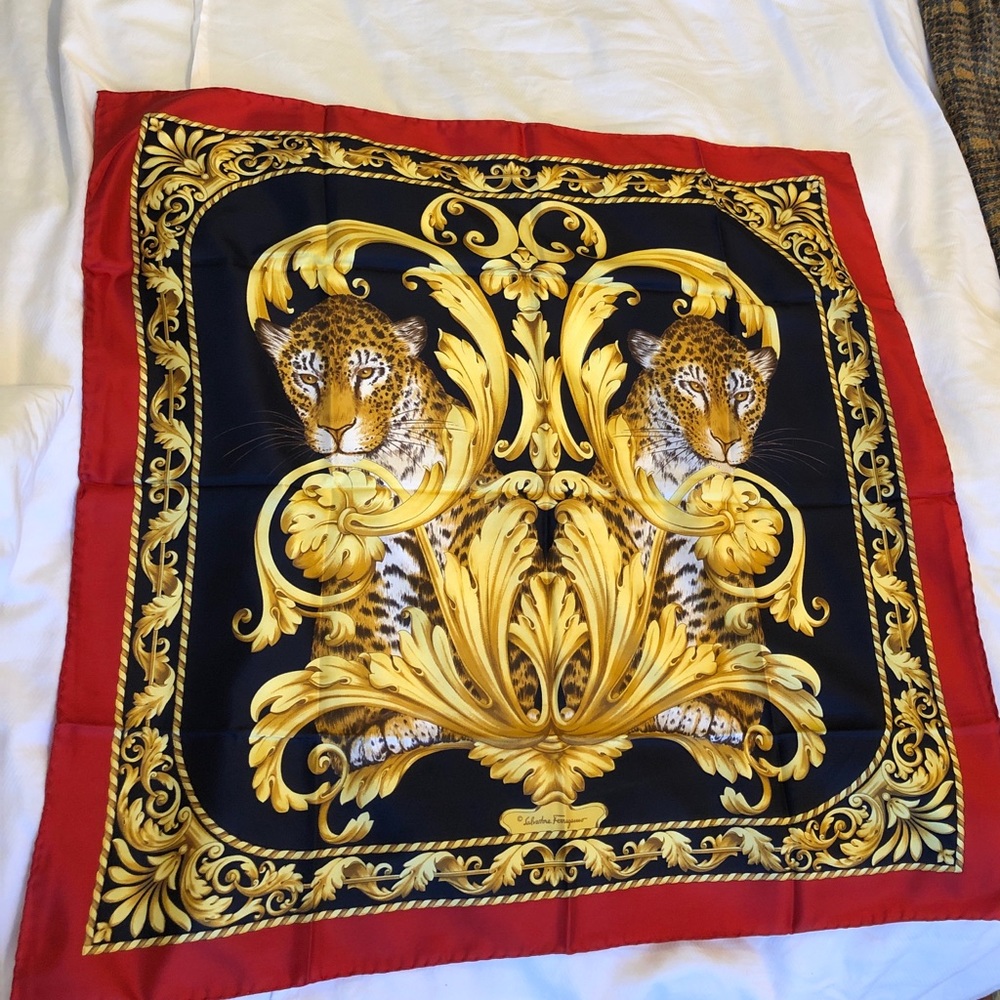 Salvatore Ferragamo silk scarf